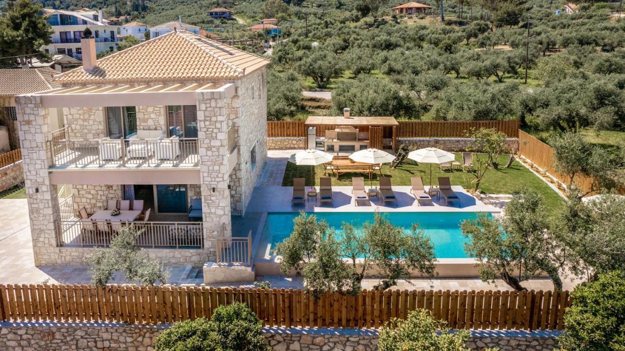 Villa Claudio Stone House Vasilikí Exterior foto